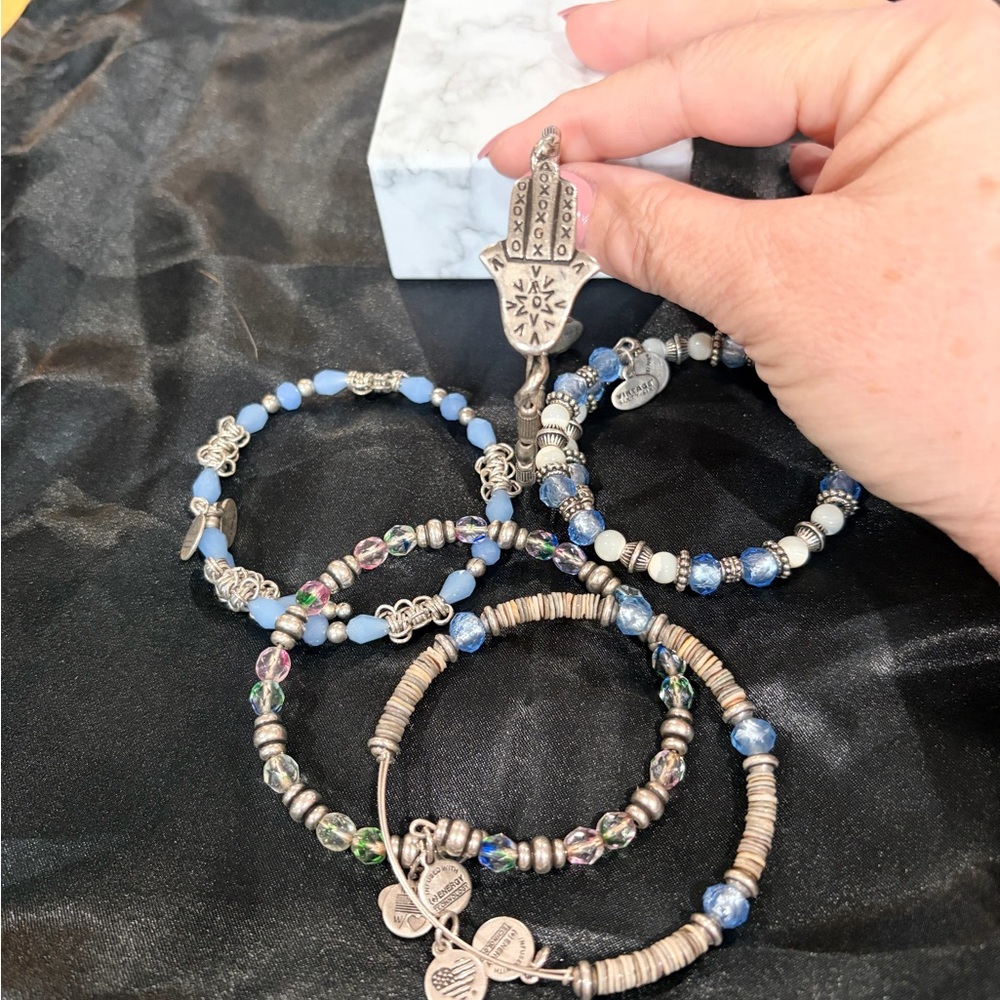 Alex and Ani Humsfa Bangle infused positive energy bundle